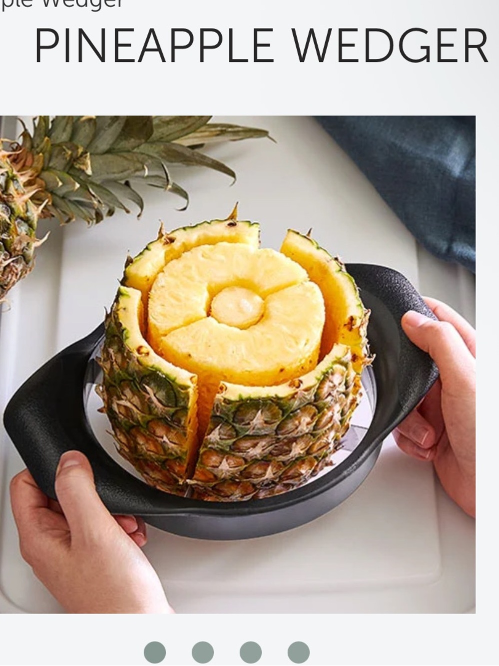 Pampered chef pineapple wedger kitchen items